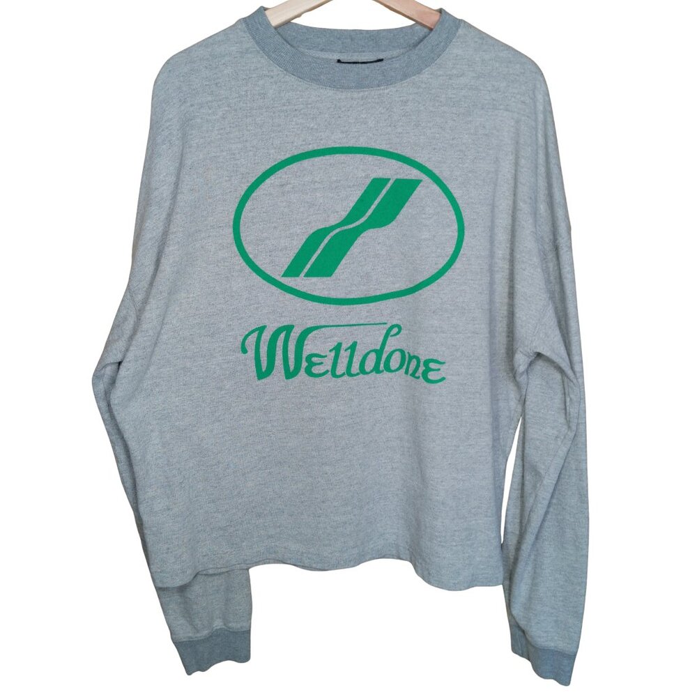 We11done Crew Neck Long Sleeve One Size Oversize Unisex